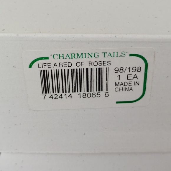 Fitz & Floyd Charming Tails - Life is a Bed of Roses - Signed by Artist - Picture 9 of 11